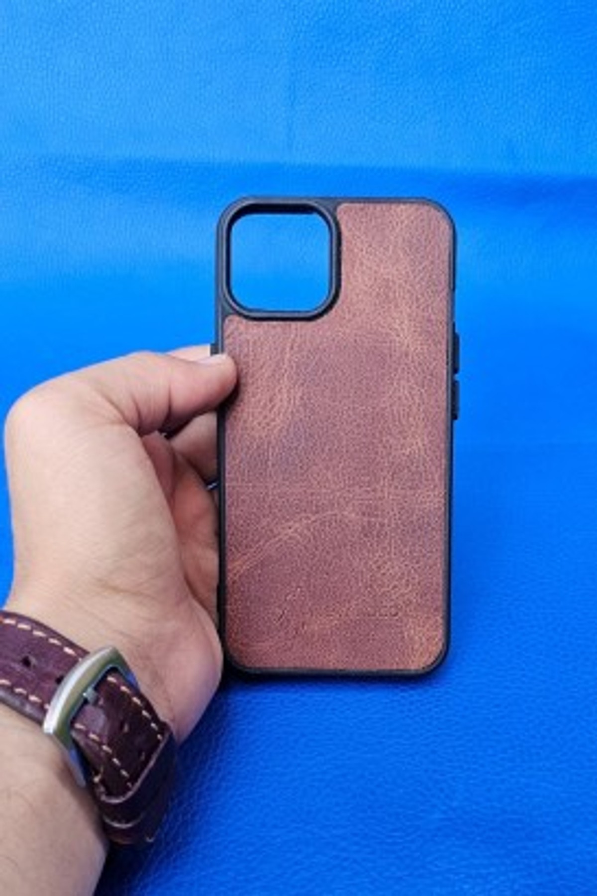 New Loco Hakiki Deri iPhone 14 Kılıfı