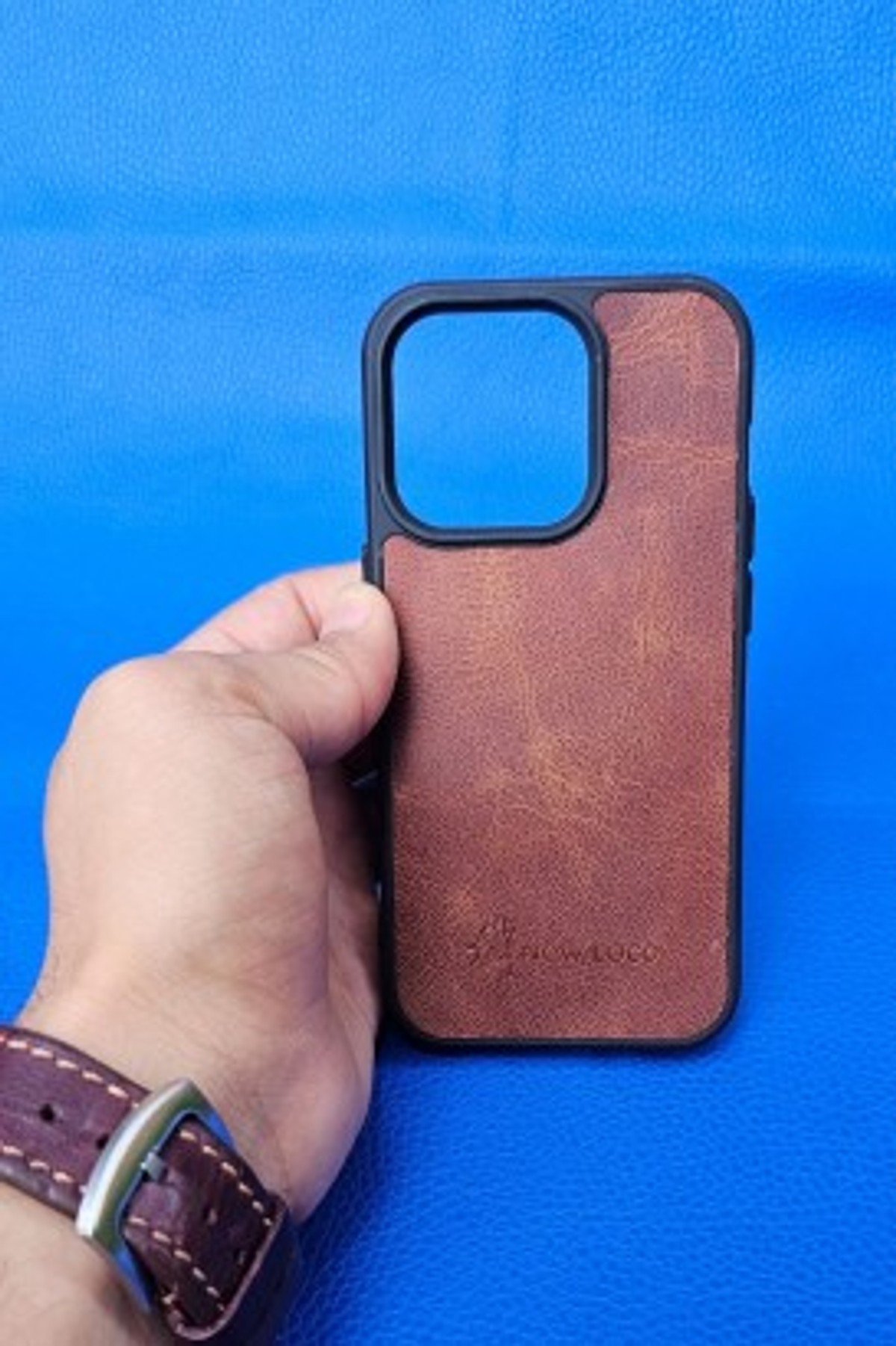 New Loco Hakiki Deri iPhone 14 Pro Kılıfı