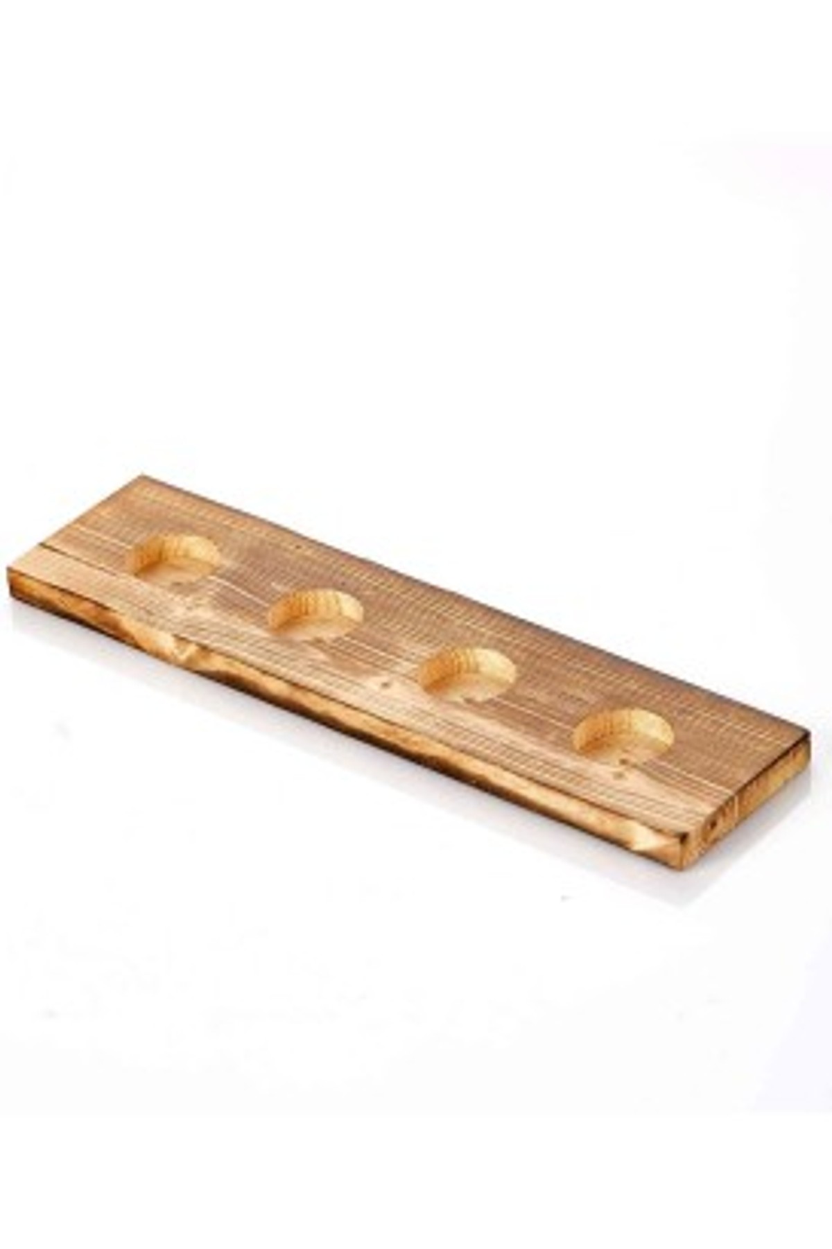 Teomi Collection Home Ahşap Eskitme 4'lü Tealight Mumluk