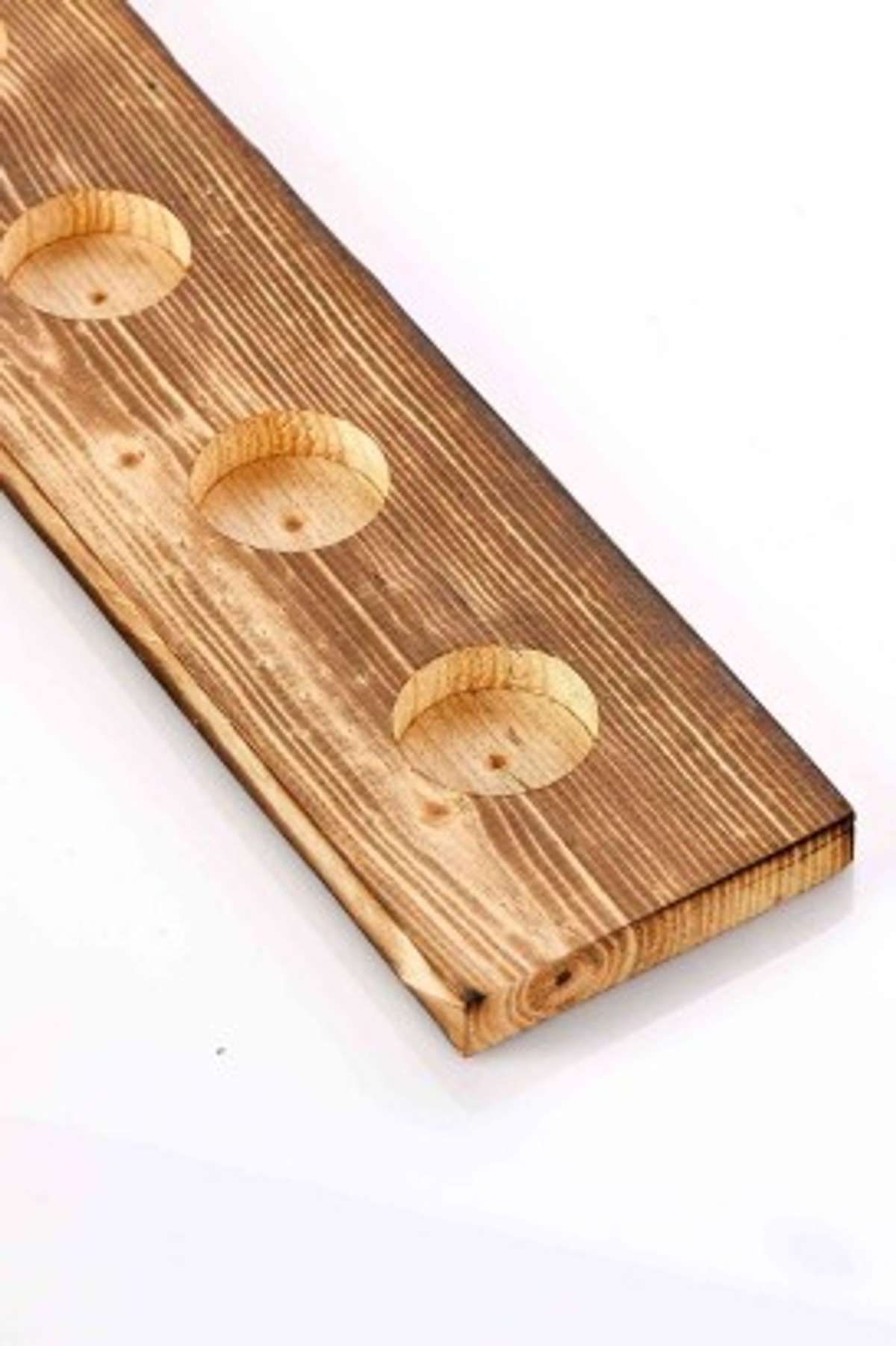 Teomi Collection Home Ahşap Eskitme 4'lü Tealight Mumluk