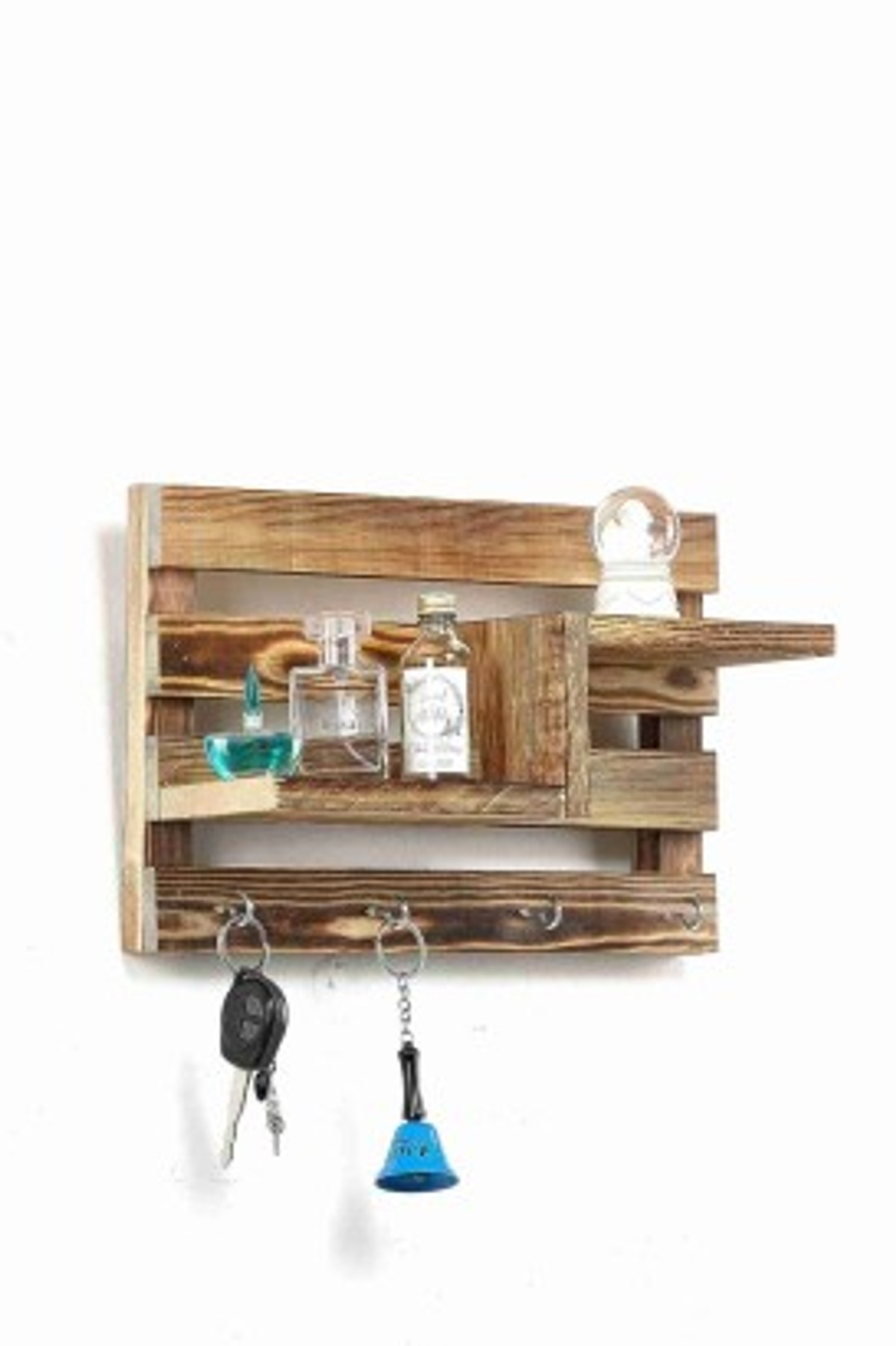 Teomi Collection Home Ahşap Z Raflı Şerit Anahtarlık